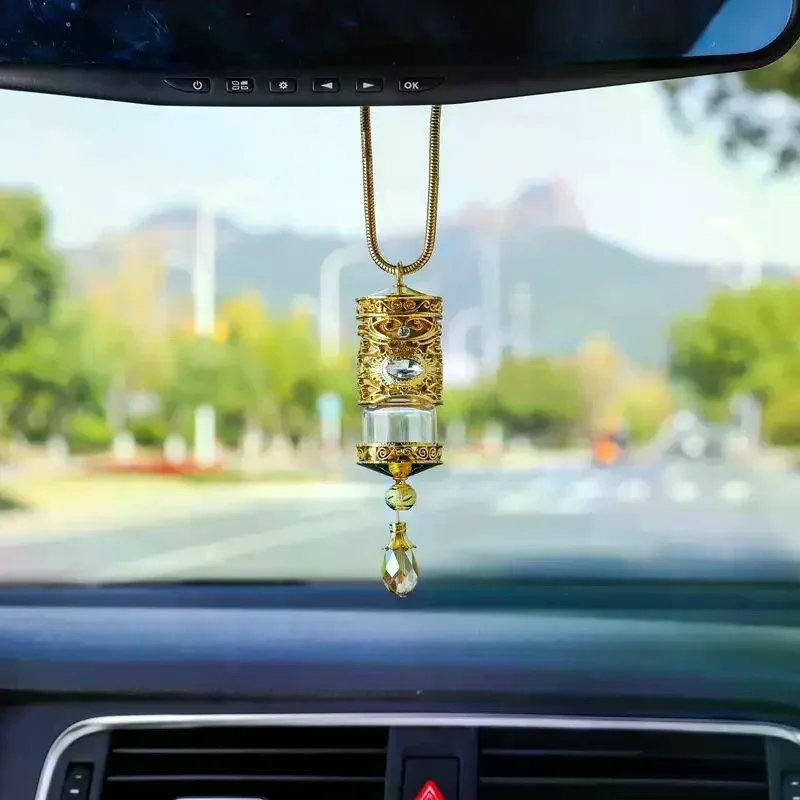 합금 자동차 방향제 홀더 – 골드 행잉 향수병 (백미러 - Car Air Freshener 리뷰 및 가격