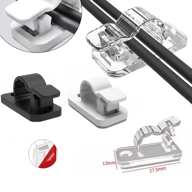 자체 접착식 케이블 클립, 케이블 정리 도구, 책상 정 - Car Cable Organizer 리뷰 및 가격