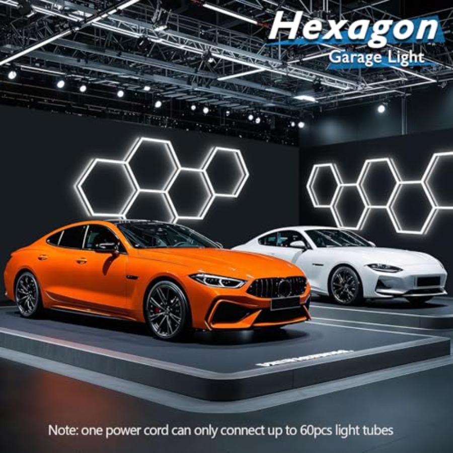 육각형 차고 조명, LED 허니콤 천장 조명, 192W - Car Led Light 리뷰 및 가격